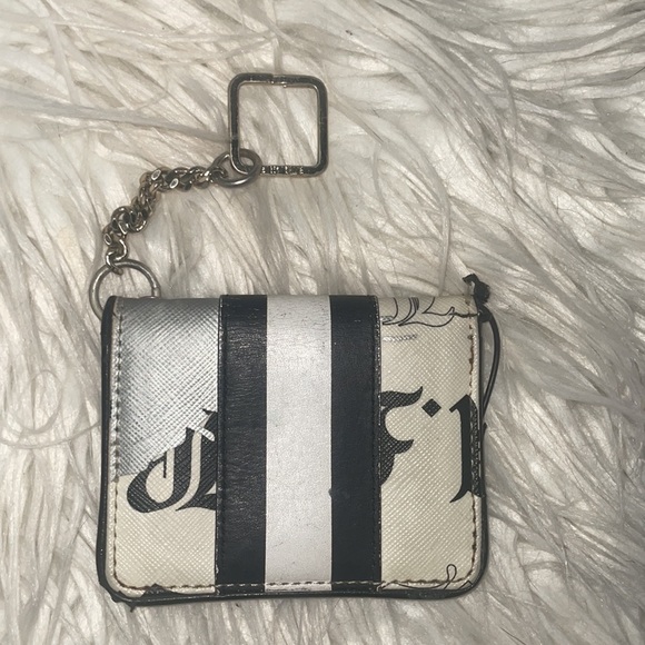 Gwen Stefani L.A.M.B. Crossbody Old English Splatter Paint Bag &FREE Card Wallet - Picture 9 of 10